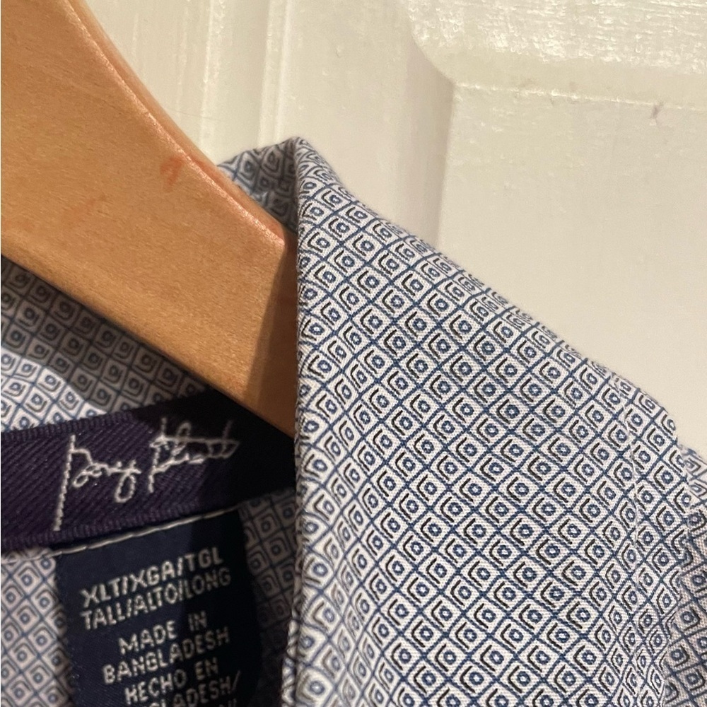 Wrangler George Straight Men's Blue Shirt XLT - Picture 4 of 7